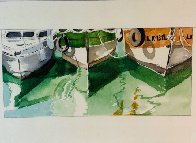 Bateau amarré au port