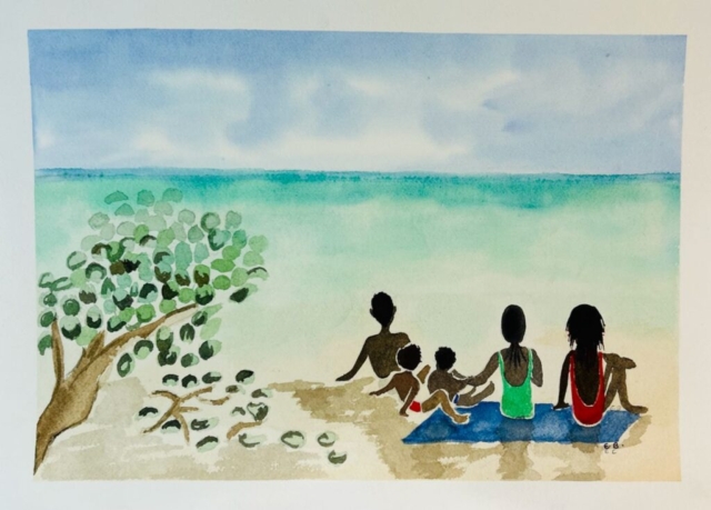 Voyage au Cap Vert, la plage